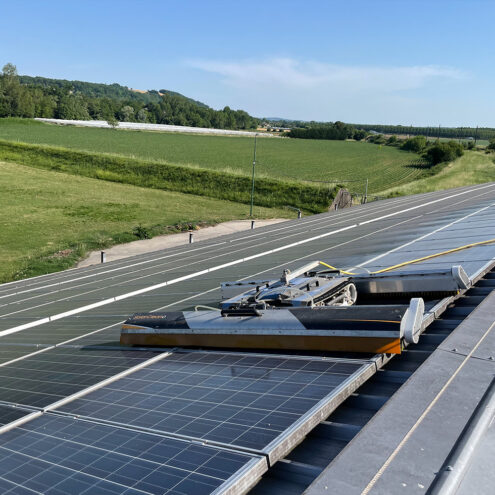 Nettoyage panneaux solaires photovoltaiques