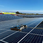 Nettoyage toitures solaires photovoltaiques